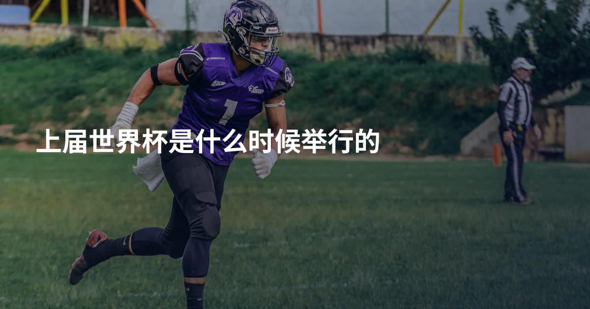 上届世界杯是什么时候举行的