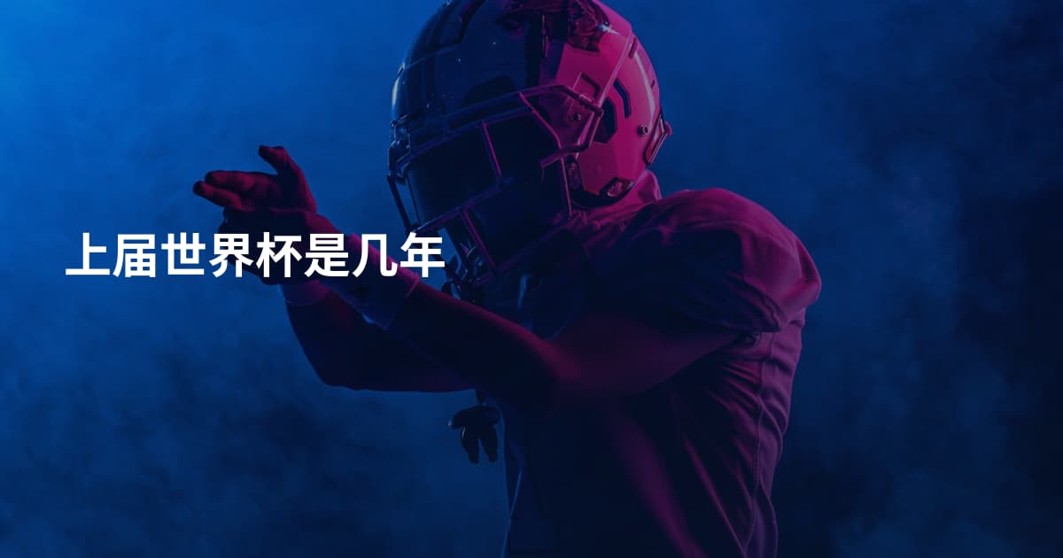 上届世界杯是几年
