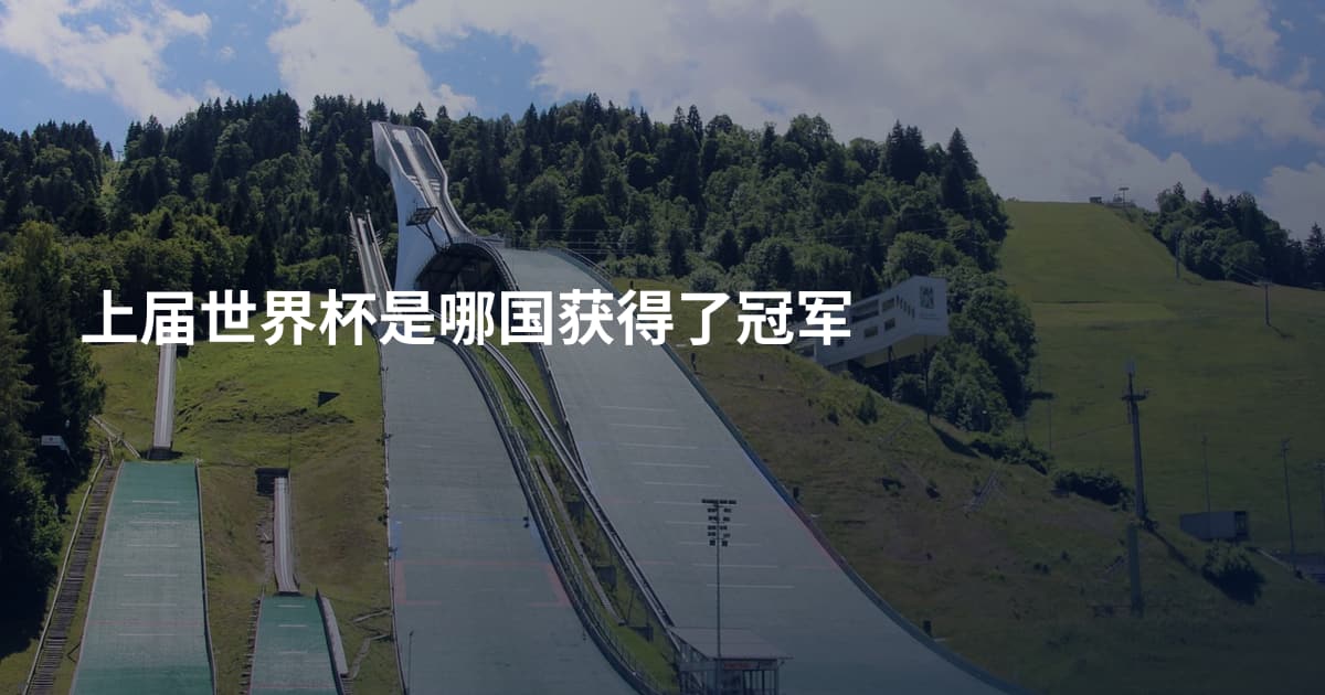 上届世界杯是哪国获得了冠军