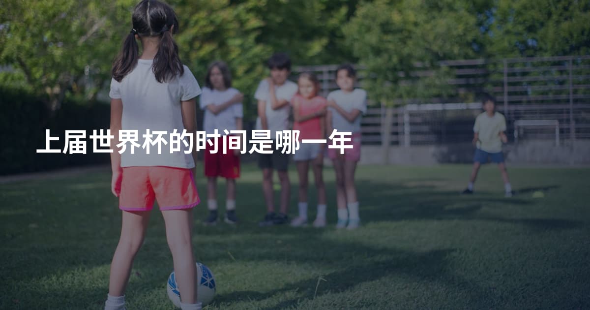 上届世界杯的时间是哪一年