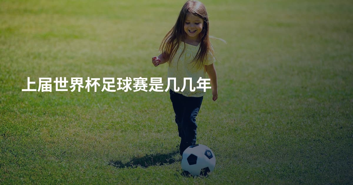 上届世界杯足球赛是几几年