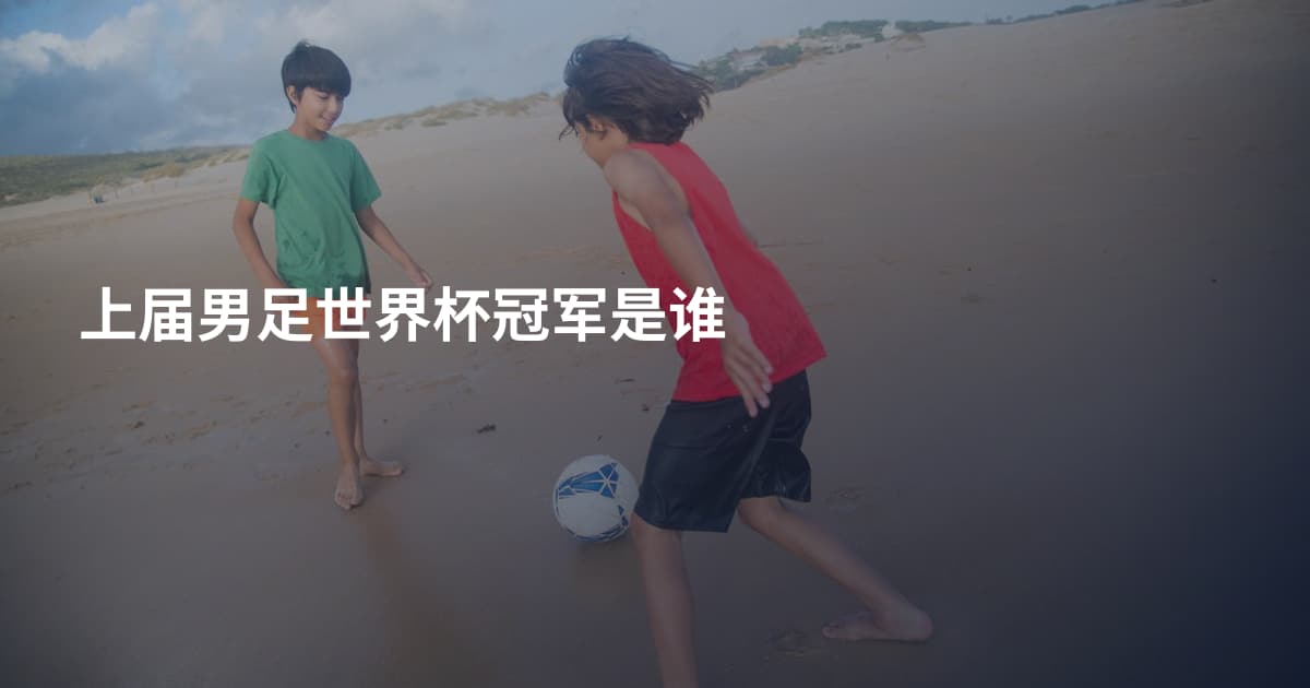 上届男足世界杯冠军是谁