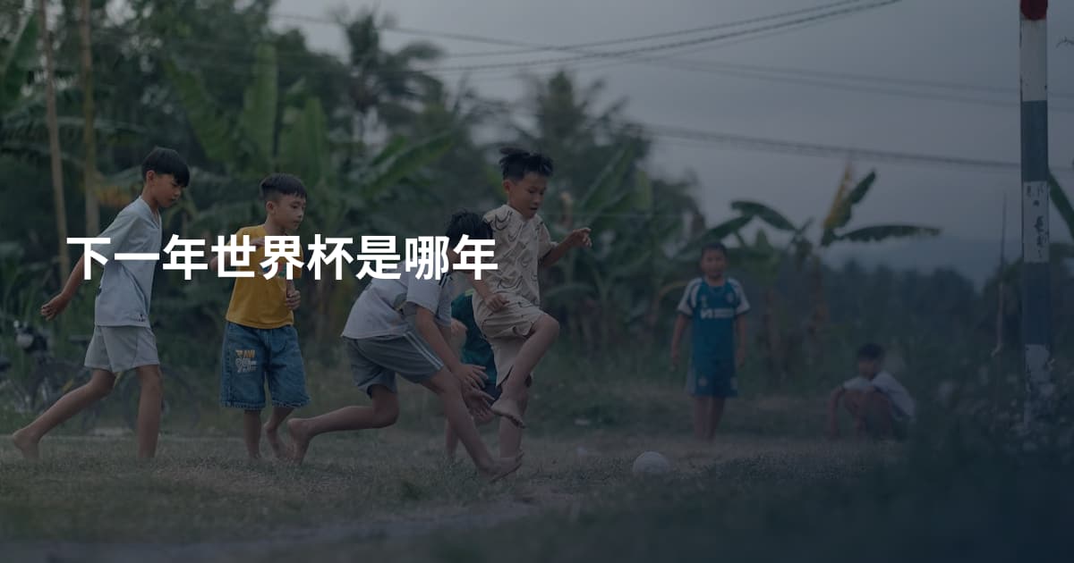 下一年世界杯是哪年