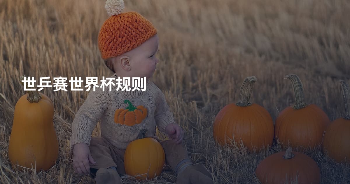 世乒赛世界杯规则