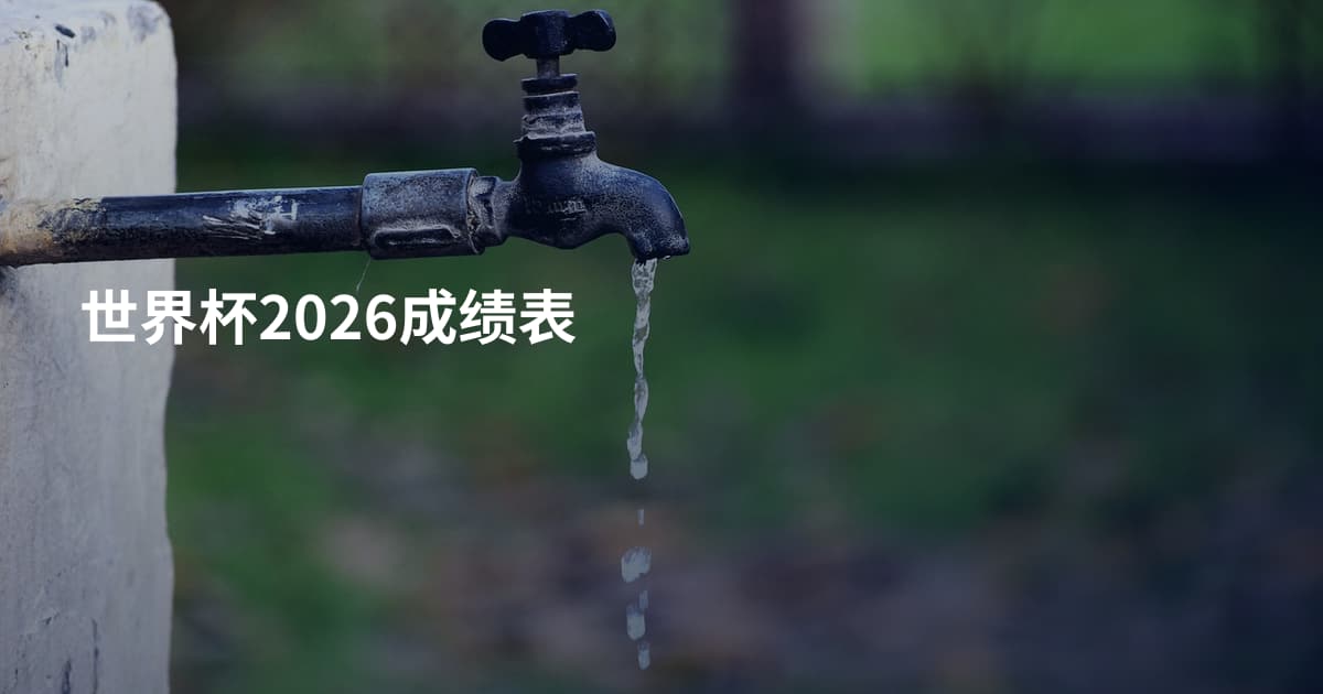 世界杯2026成绩表