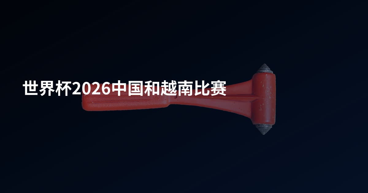 世界杯2026中国和越南比赛