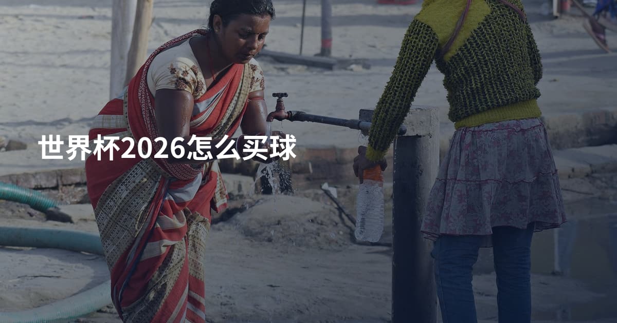 世界杯2026怎么买球
