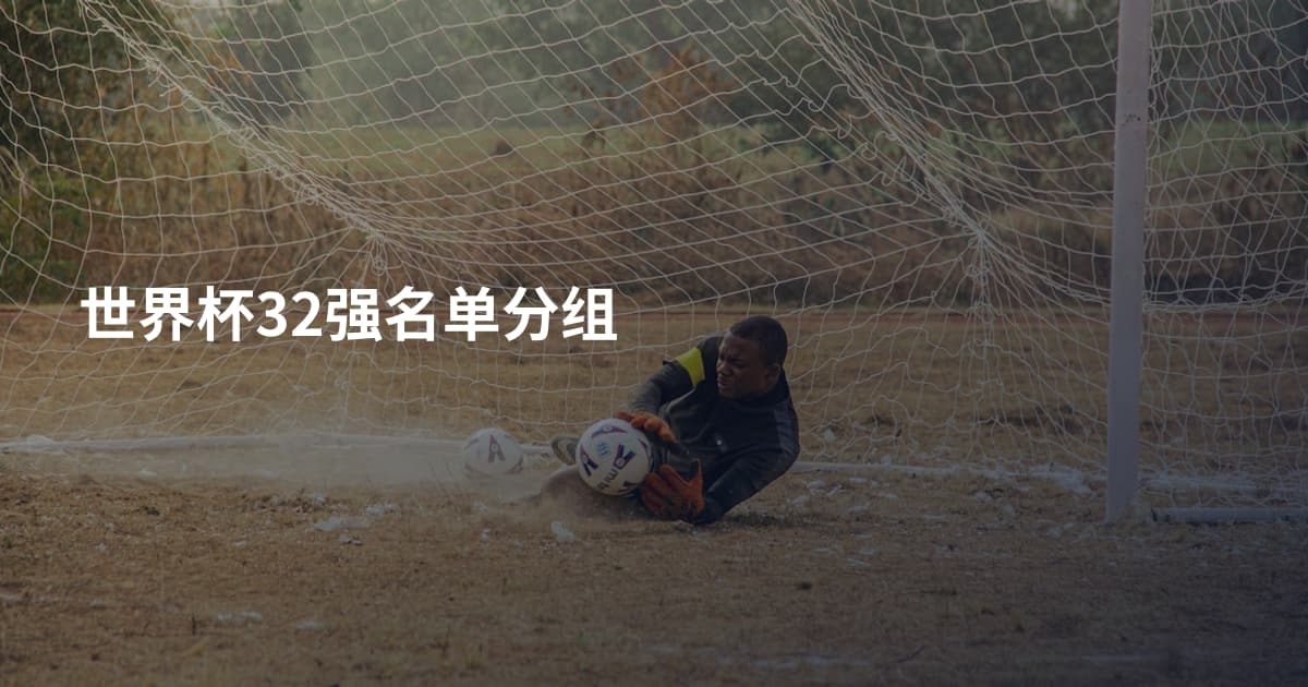 世界杯32强名单分组