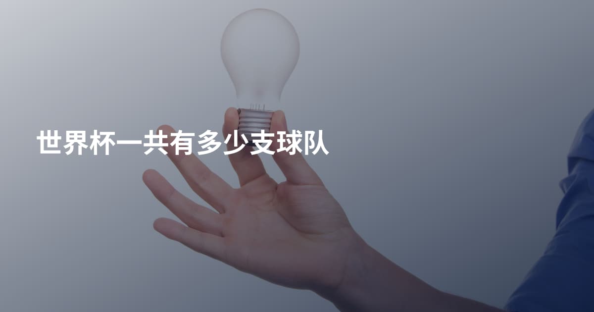 世界杯一共有多少支球队