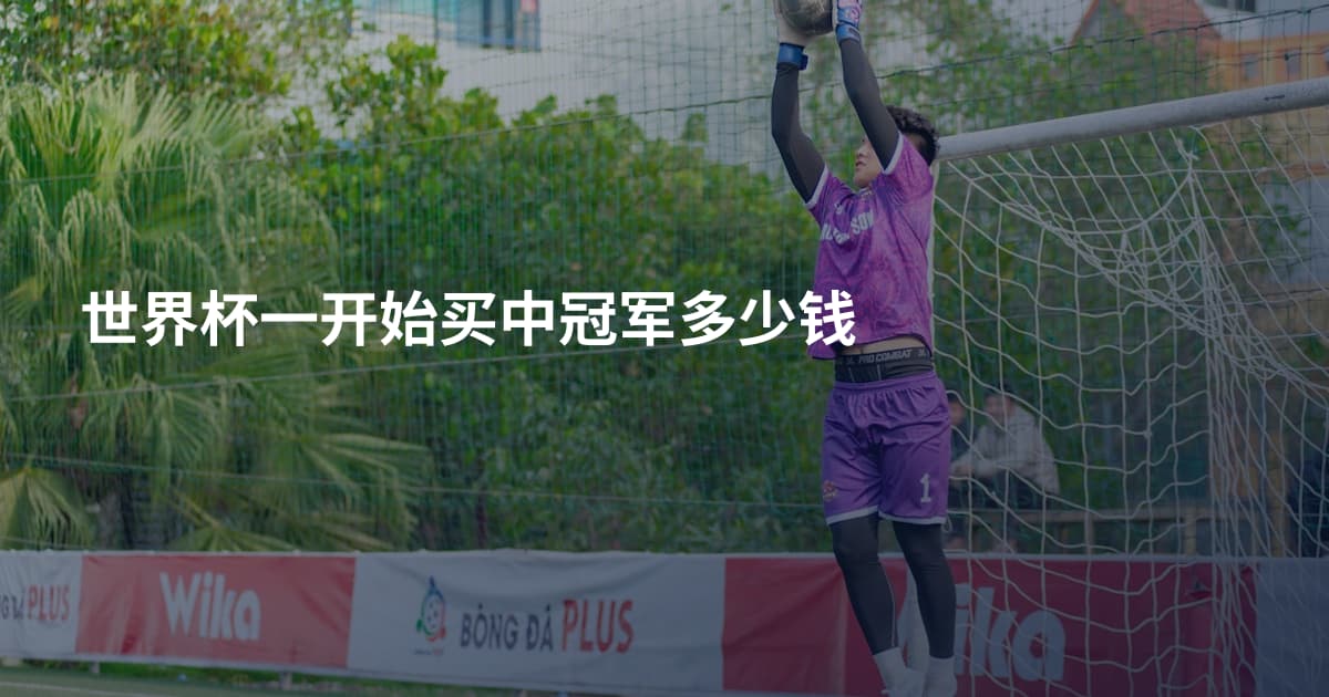 世界杯一开始买中冠军多少钱