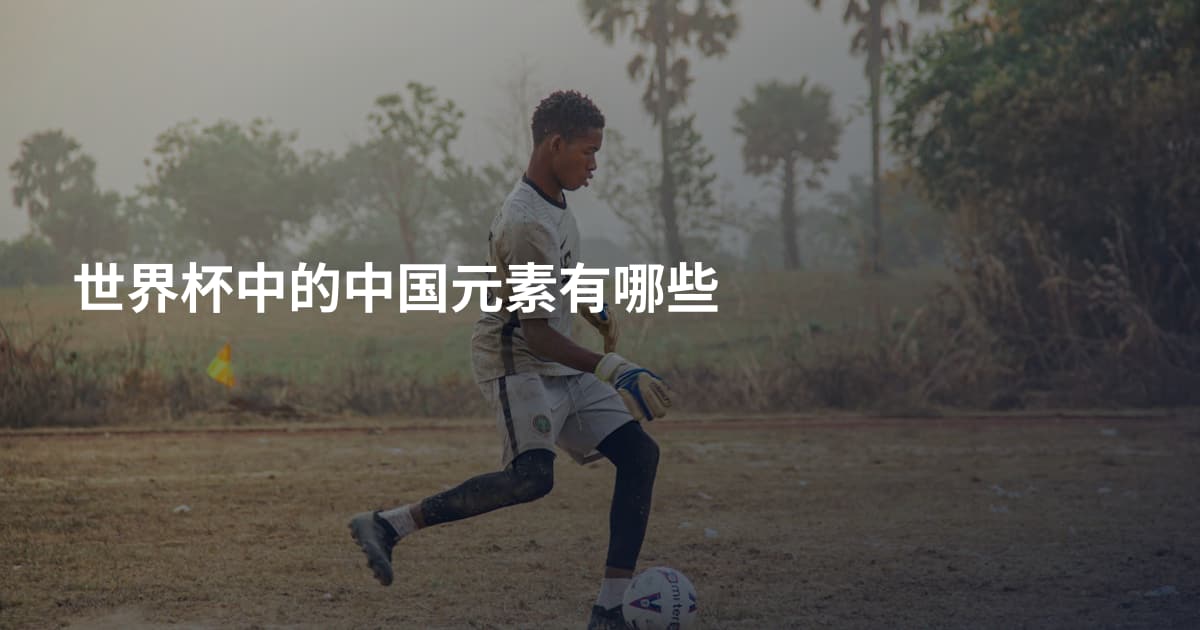 世界杯中的中国元素有哪些