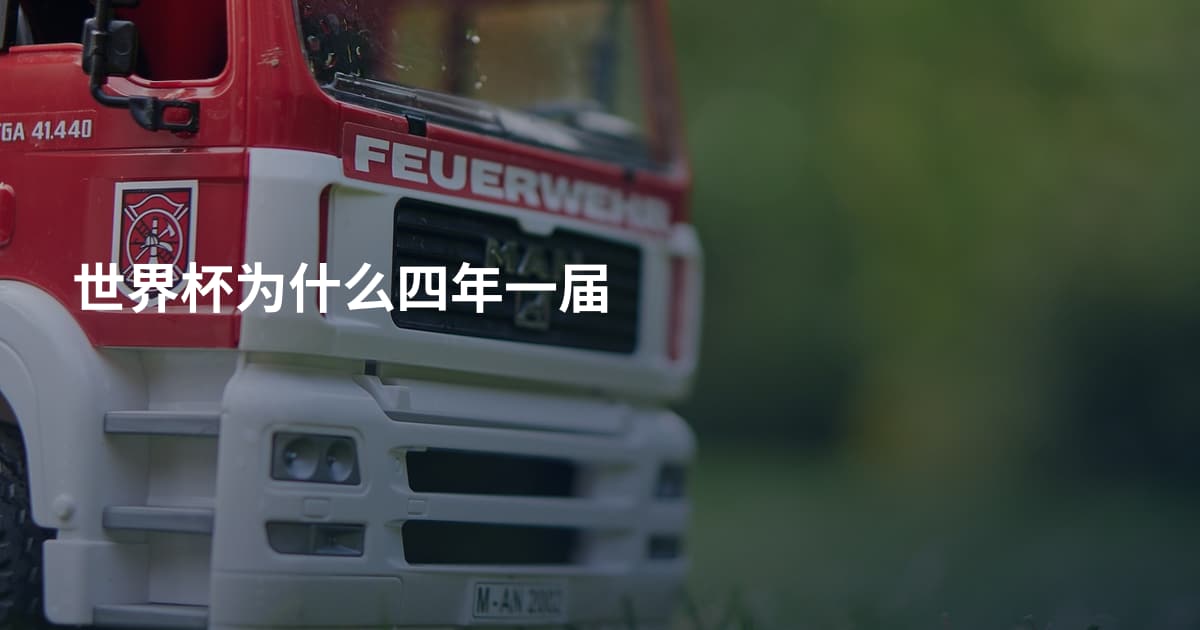 世界杯为什么四年一届