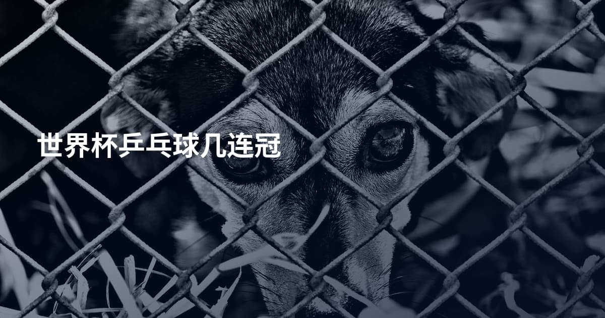 世界杯乒乓球几连冠