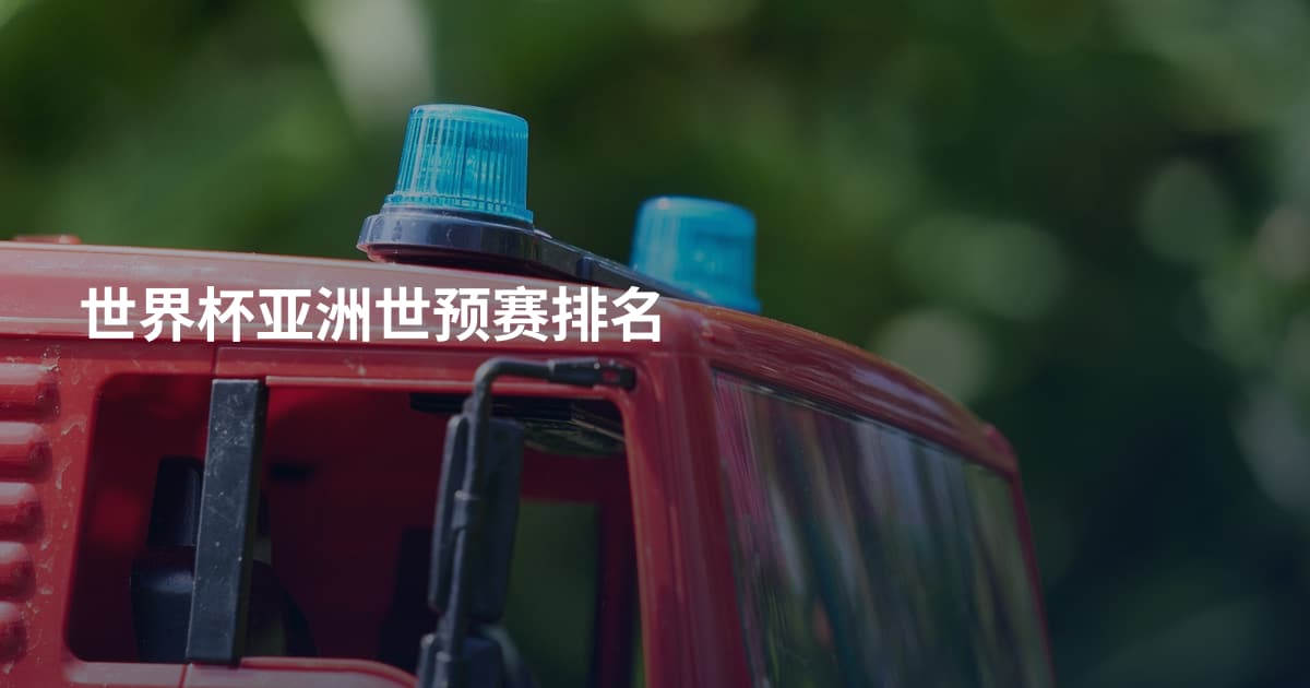 世界杯亚洲世预赛排名