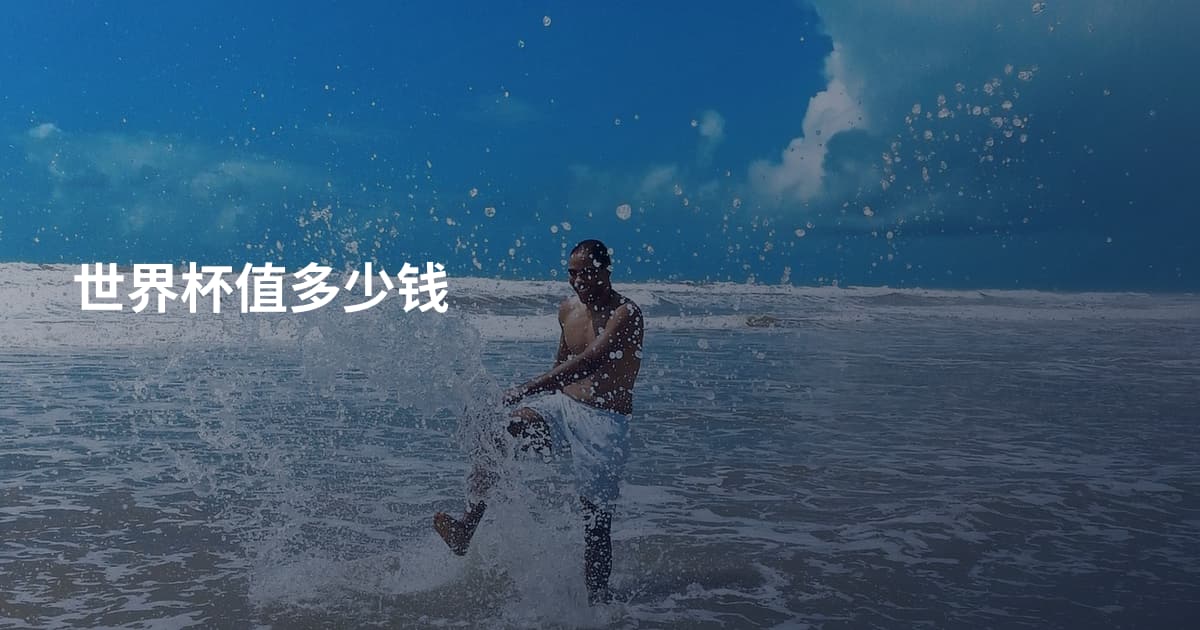 世界杯值多少钱
