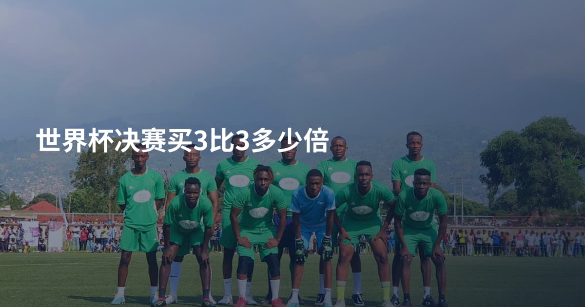 世界杯决赛买3比3多少倍