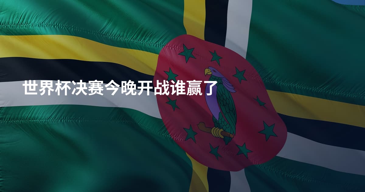 世界杯决赛今晚开战谁赢了