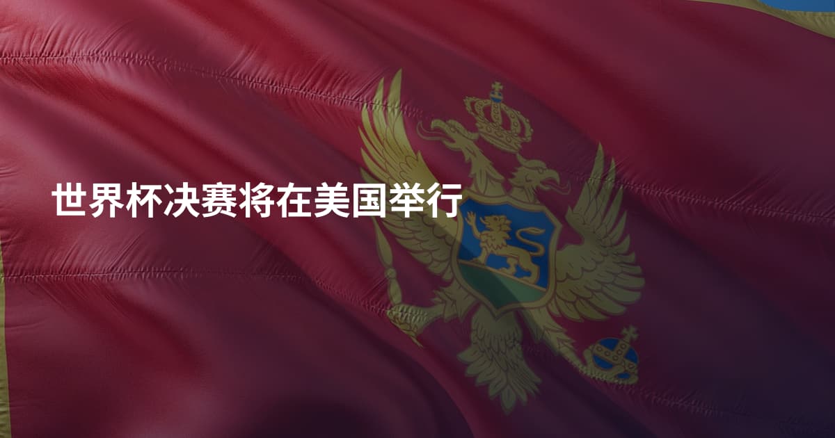 世界杯决赛将在美国举行