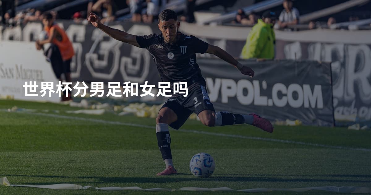 世界杯分男足和女足吗