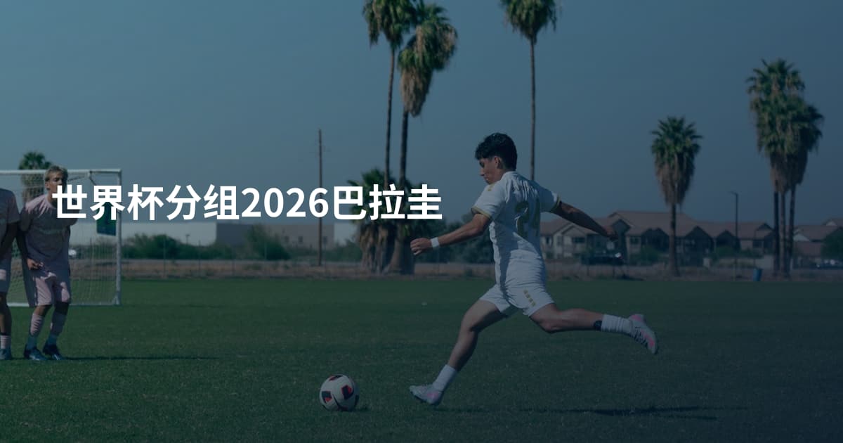 世界杯分组2026巴拉圭
