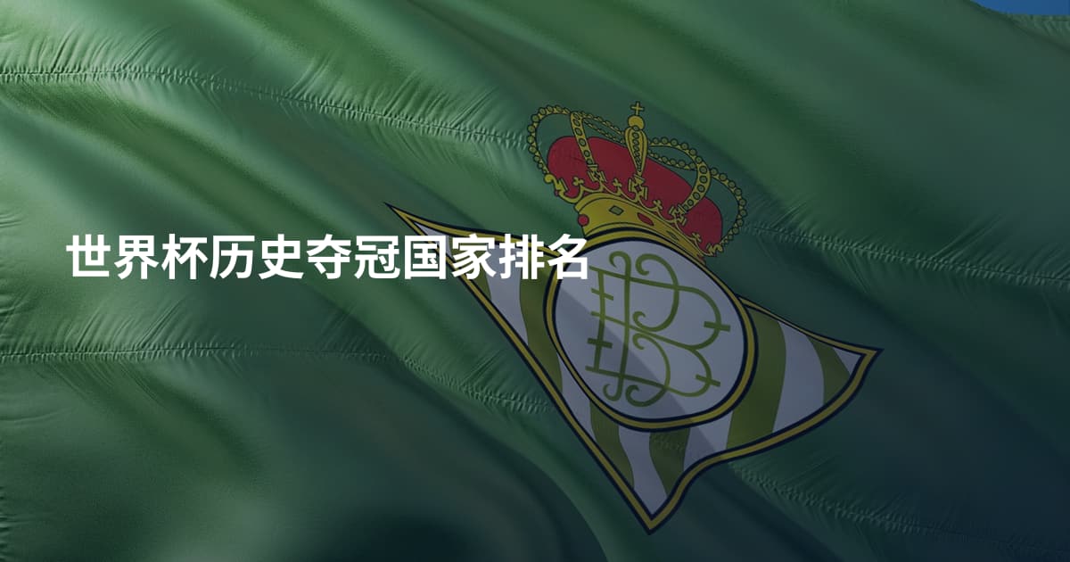 世界杯历史夺冠国家排名