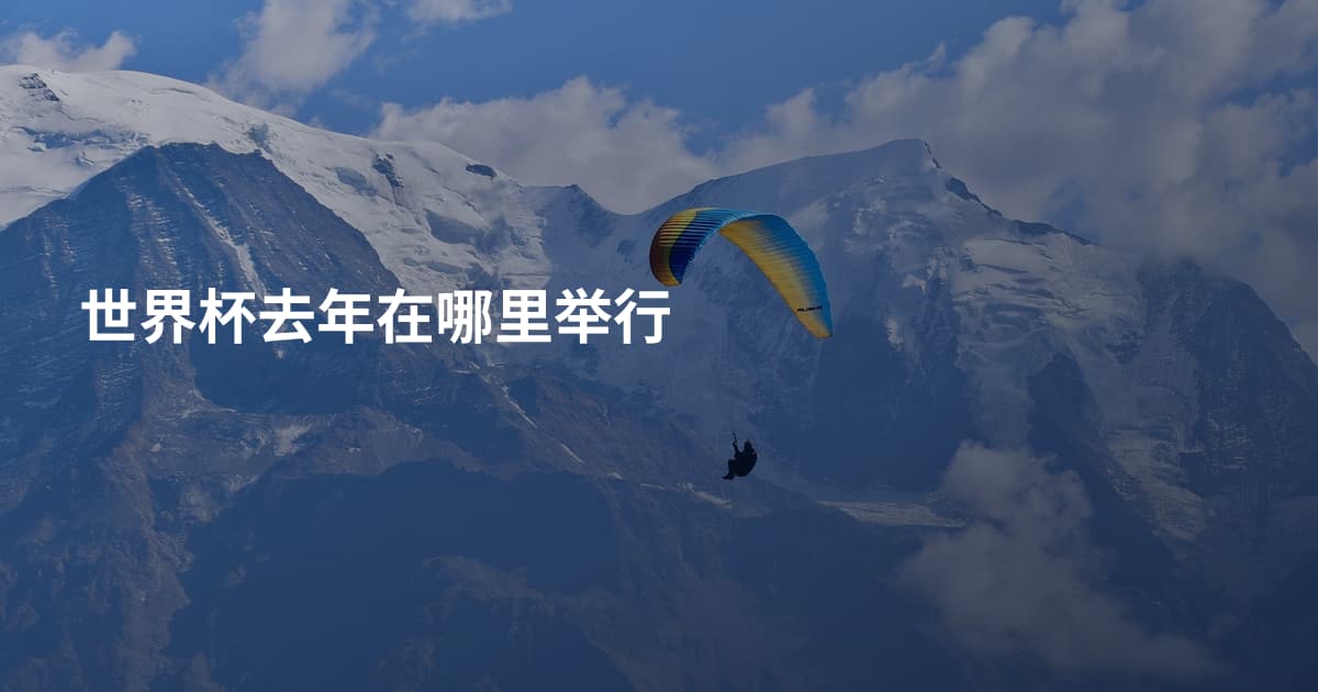 世界杯去年在哪里举行