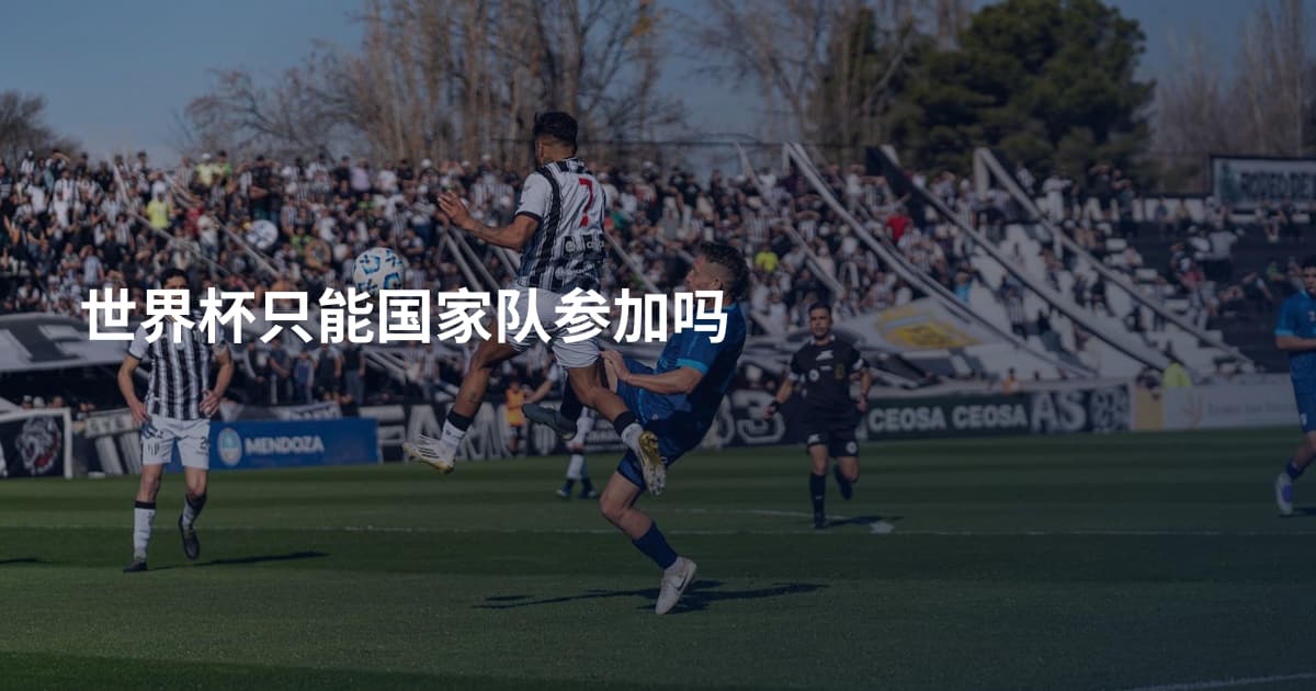 世界杯只能国家队参加吗