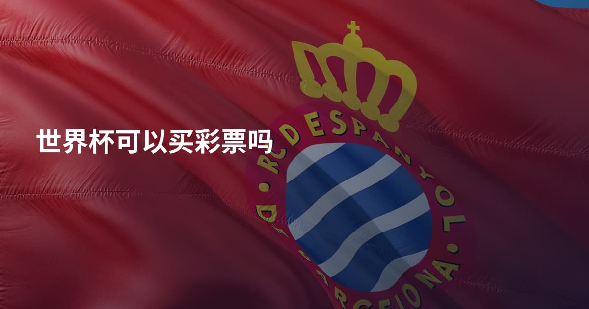 世界杯可以买彩票吗