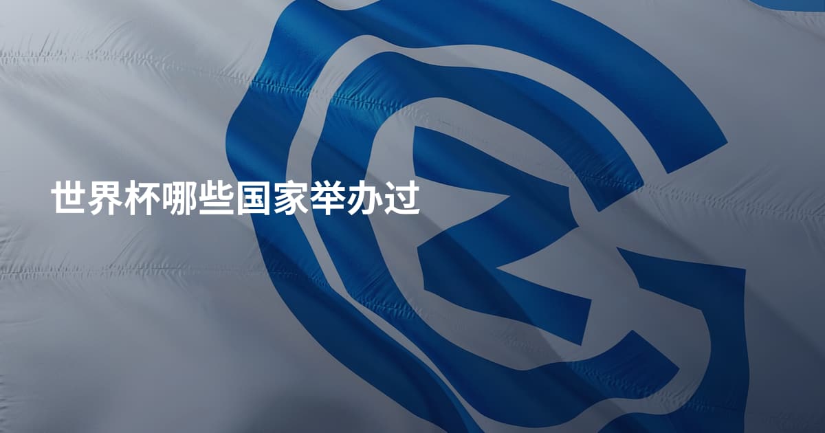 世界杯哪些国家举办过
