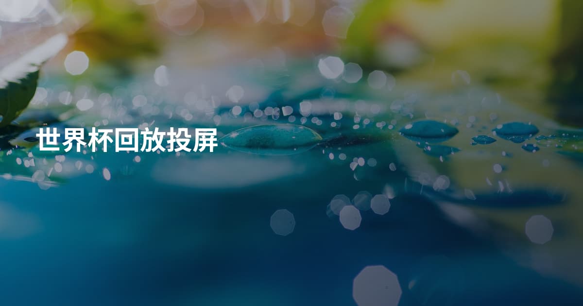 世界杯回放投屏