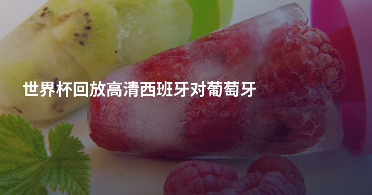 世界杯回放高清西班牙对葡萄牙