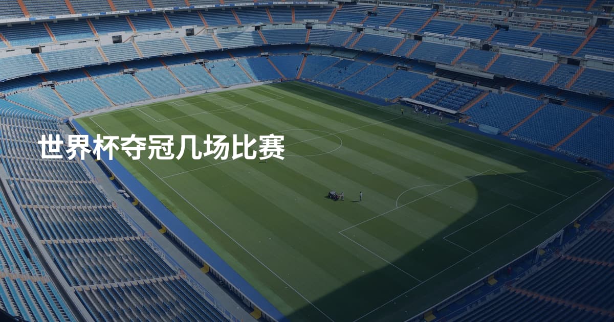 世界杯夺冠几场比赛