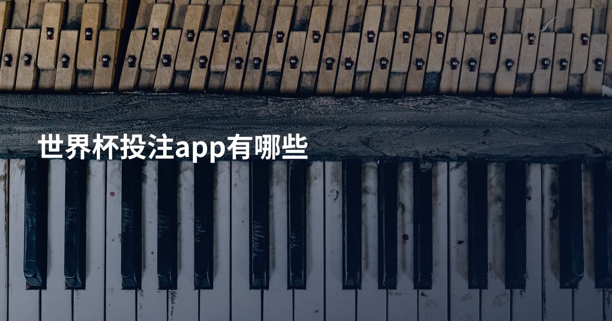 世界杯投注app有哪些