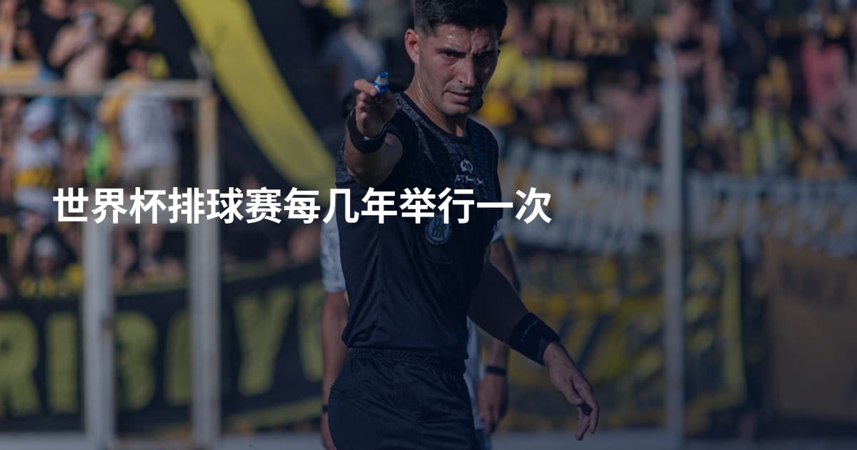 世界杯排球赛每几年举行一次