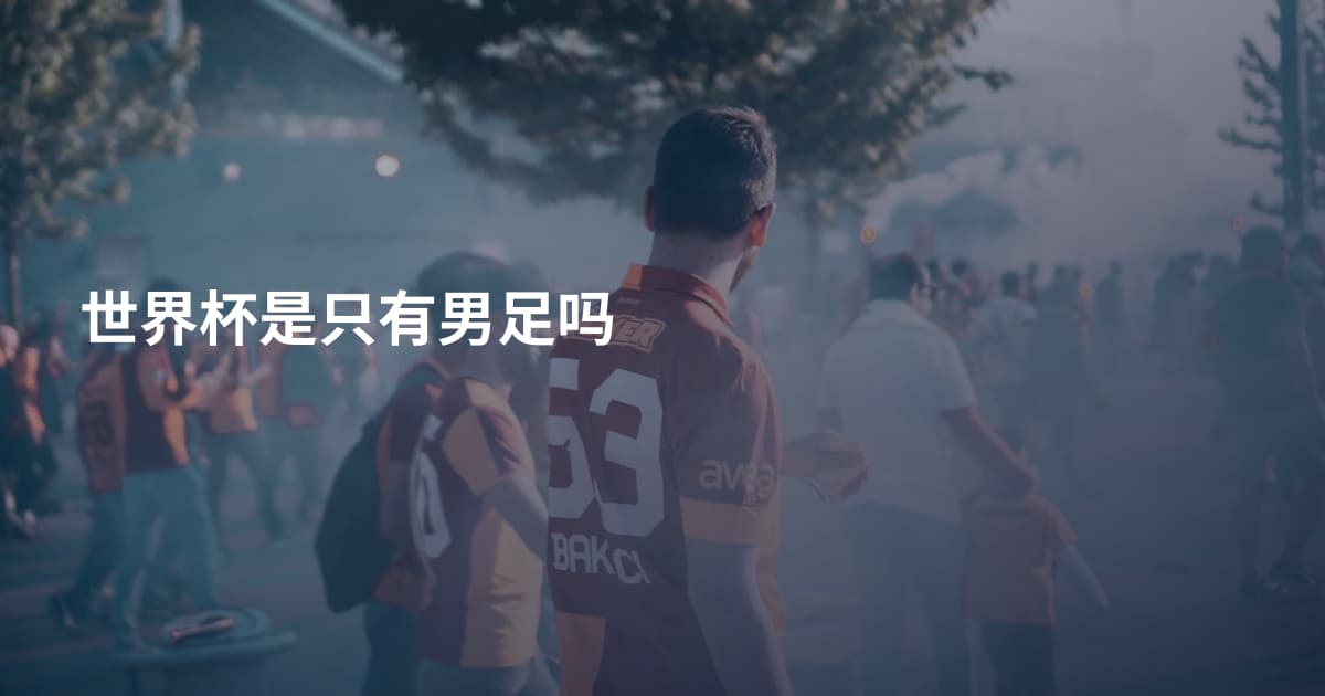 世界杯是只有男足吗