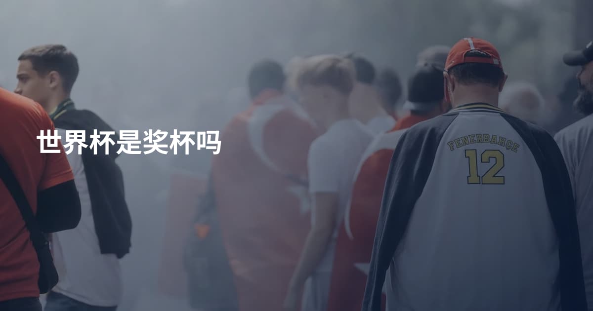 世界杯是奖杯吗