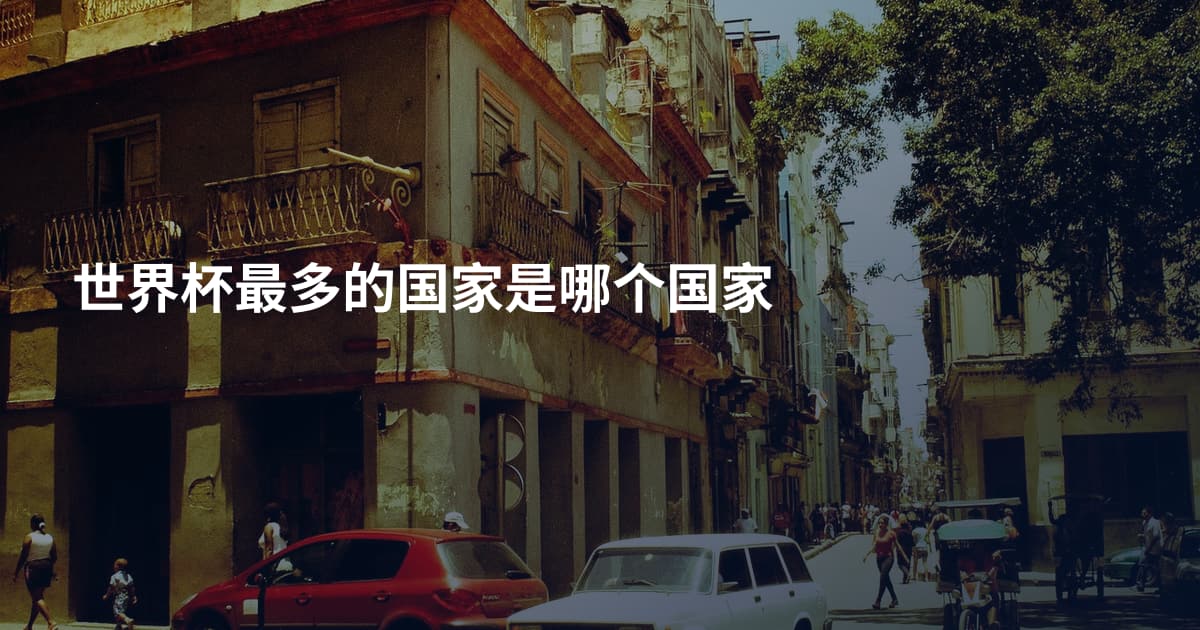 世界杯最多的国家是哪个国家