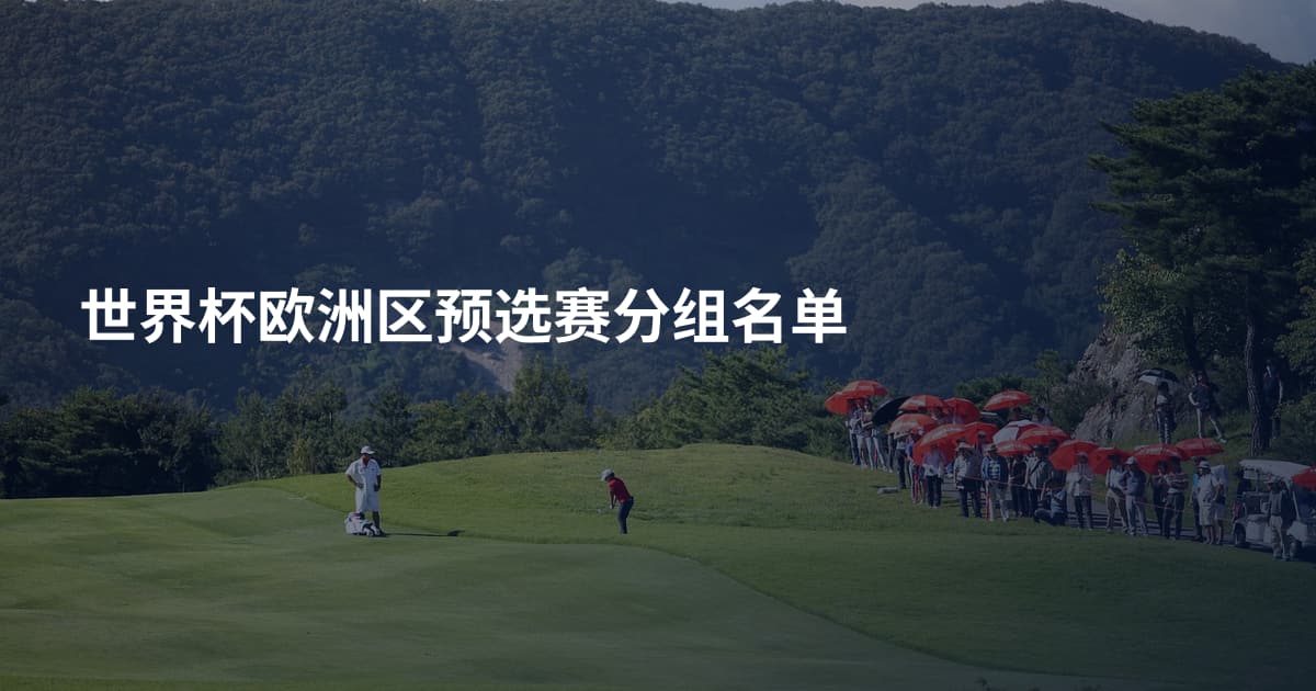 世界杯欧洲区预选赛分组名单