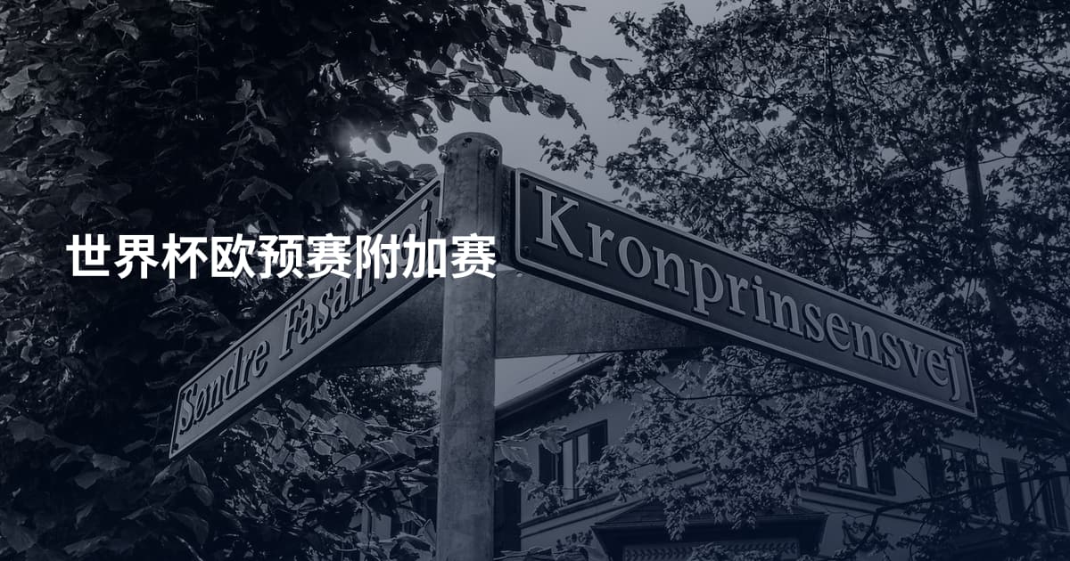 世界杯欧预赛附加赛
