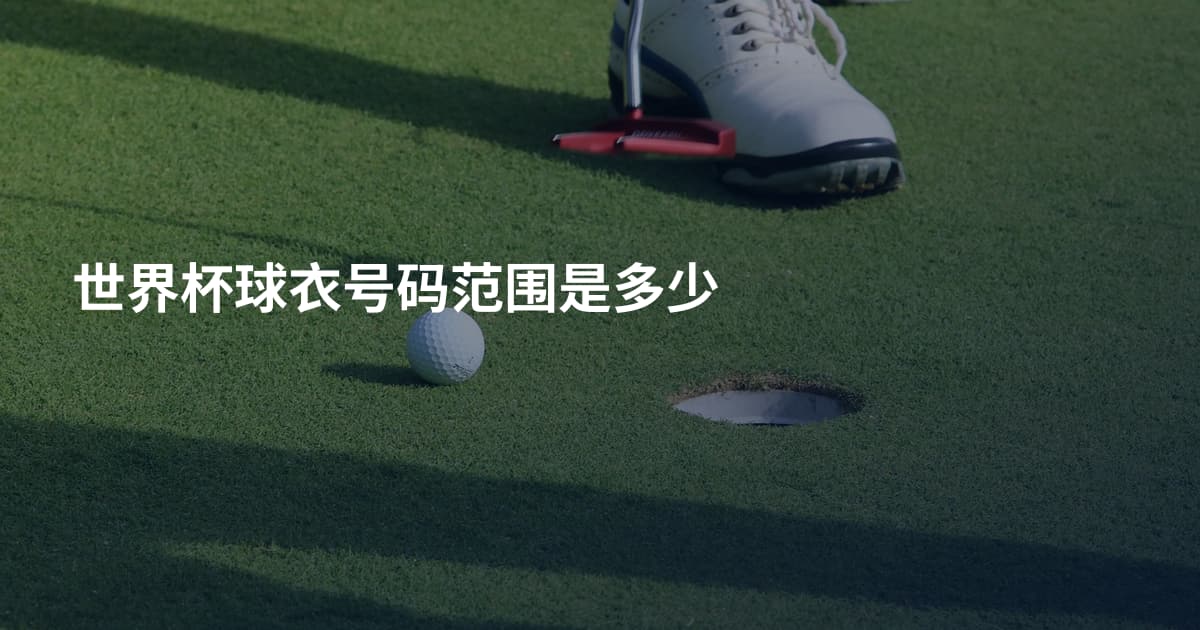世界杯球衣号码范围是多少