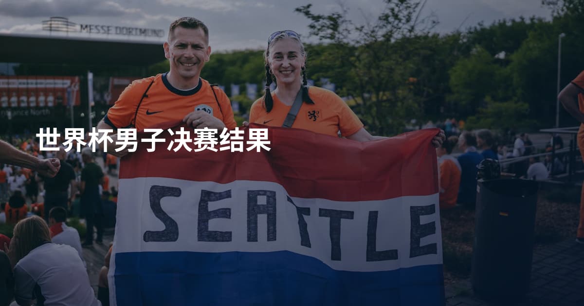 世界杯男子决赛结果