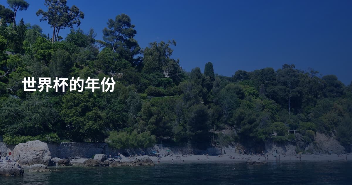 世界杯的年份