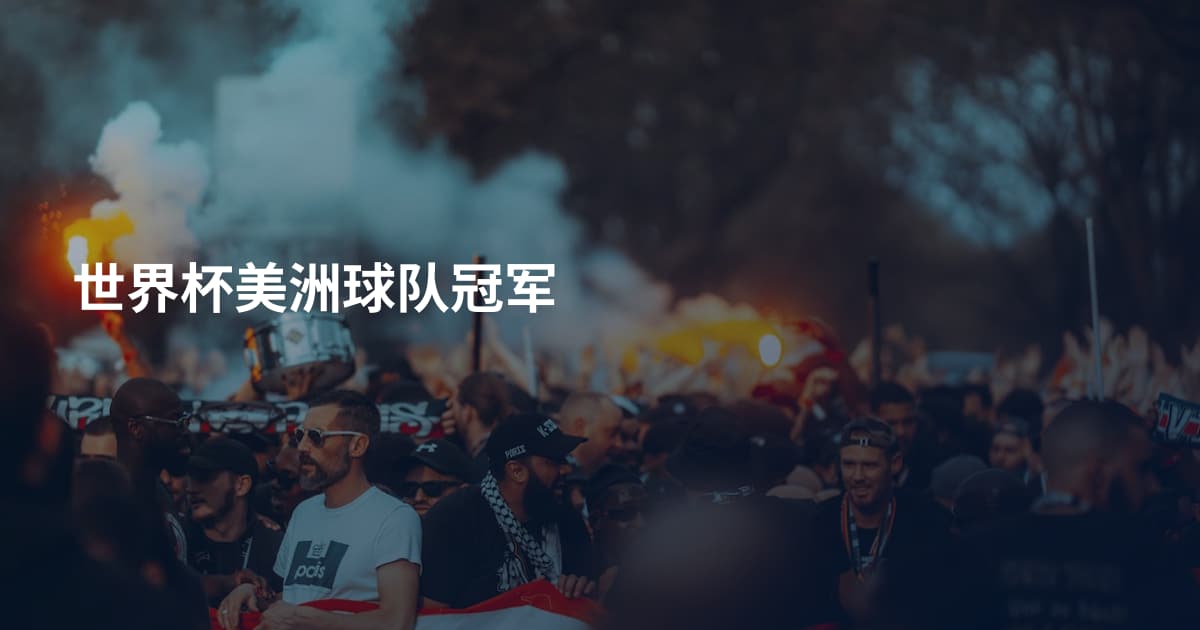 世界杯美洲球队冠军