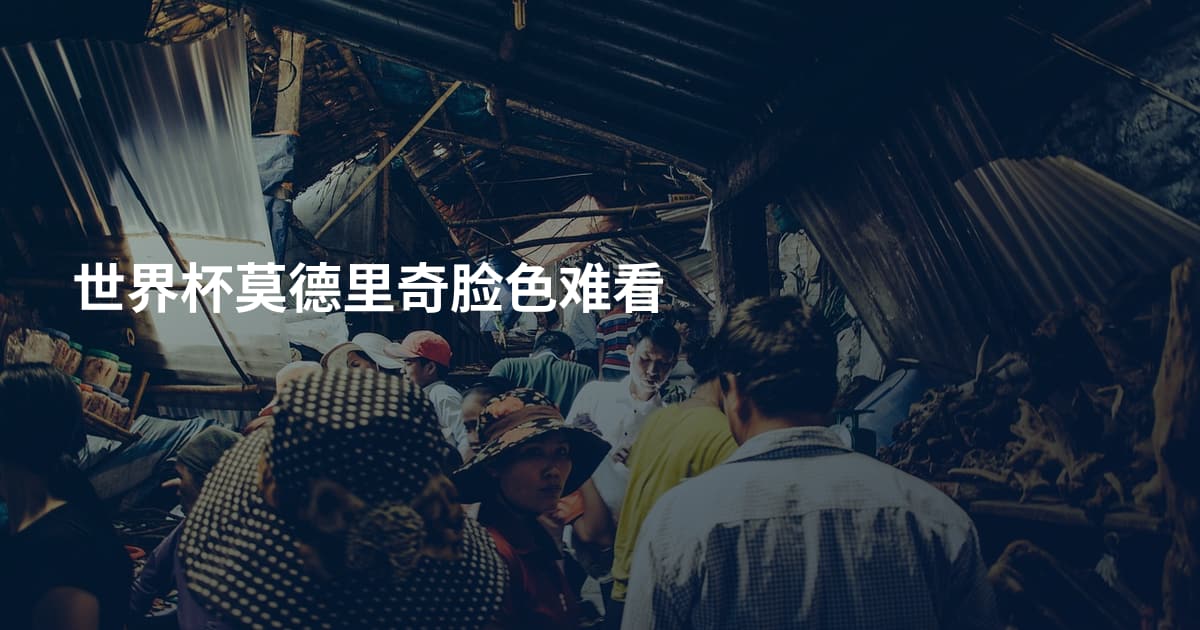 世界杯莫德里奇脸色难看