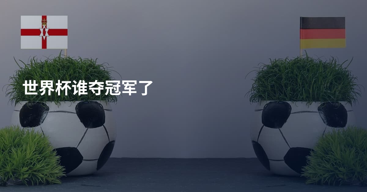 世界杯谁夺冠军了