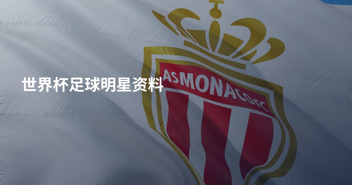 世界杯足球明星资料