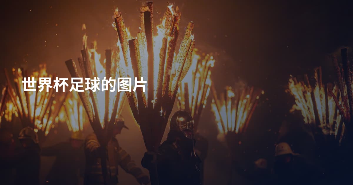 世界杯足球的图片