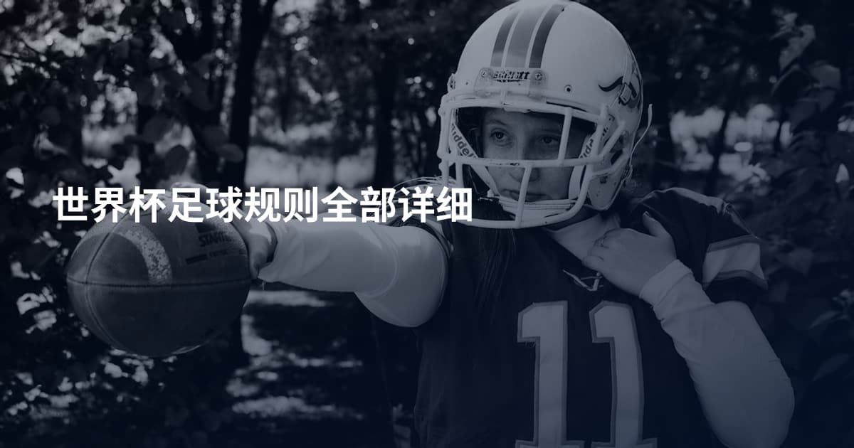 世界杯足球规则全部详细