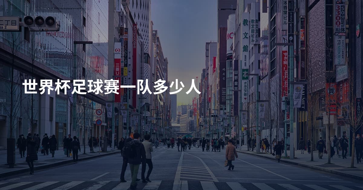 世界杯足球赛一队多少人