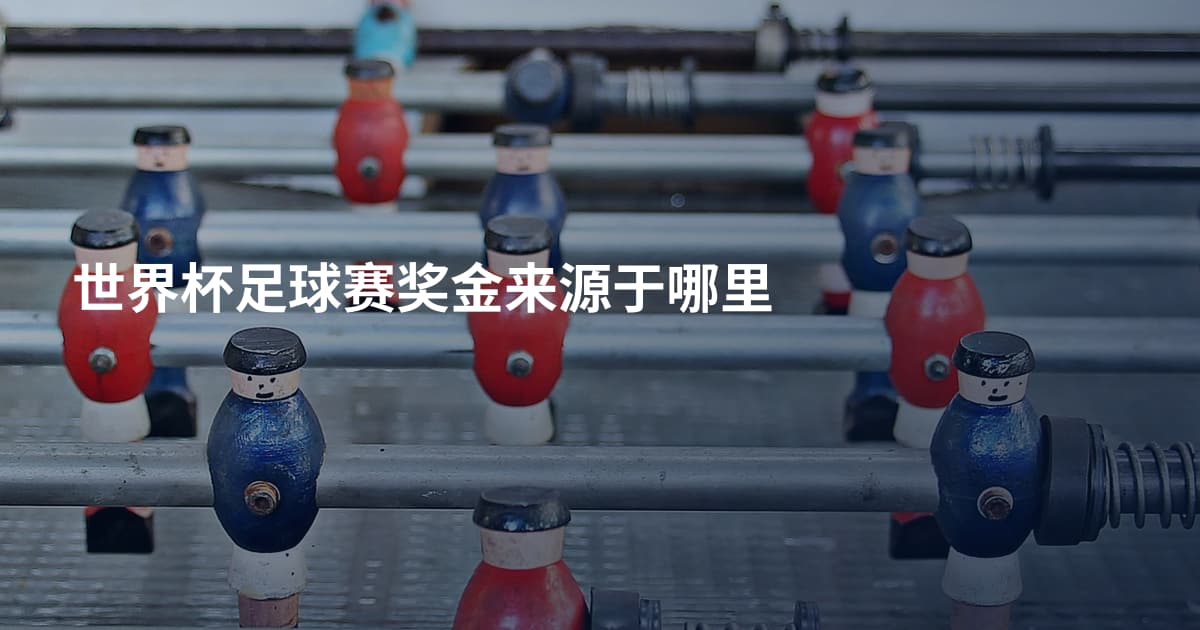 世界杯足球赛奖金来源于哪里